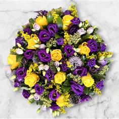 Gold &amp; Purple Posy Pad
