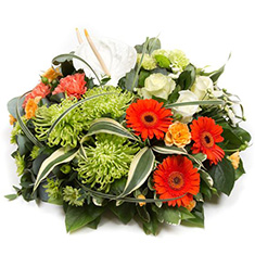 Orange twist Posy