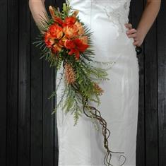 Modern Cascading Bridal bouquet 