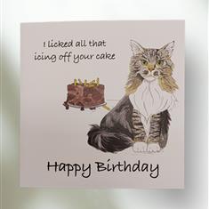 Birthday-The Cat that&#39;s got the Icing